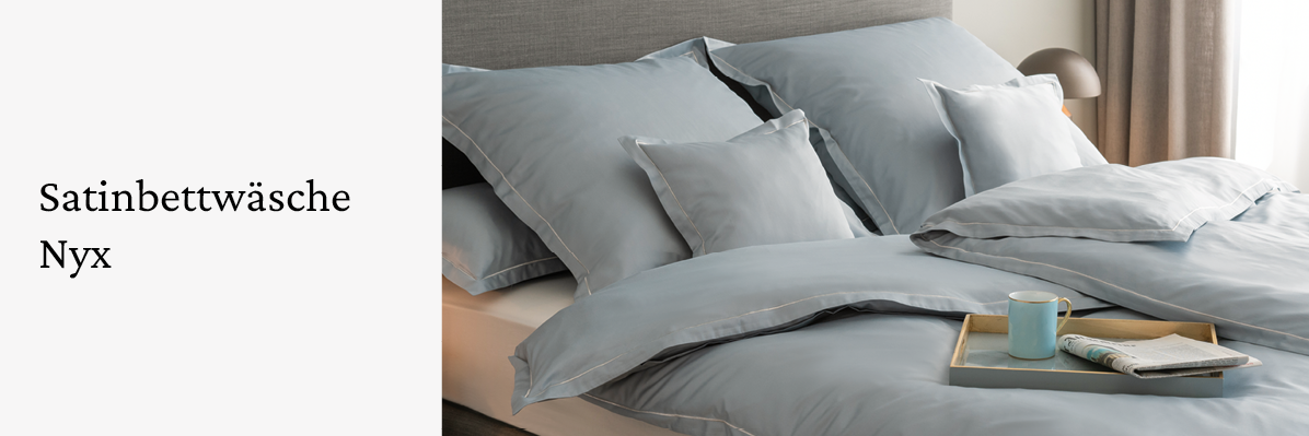 Satinbettwaesche Nyx aquamarin